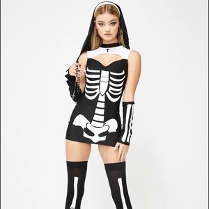 DOLLS KILL ✿ Unholy Bones Costume Set